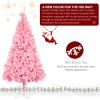 FCH 7ft 1800 Branch PVC Branch Iron Bracket Christmas Tree Pink