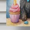 Affenpinscher Happy Birthday House Flag Large Porch Sleeve Pole Decorative Outside Yard Banner Artwork Wall Hanging, Polyester, House Size, Multicolor