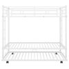 Twin over Twin Bunk Bed with Trundle, White(OLD SKU:MF192387AAK)