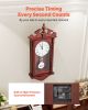 Grandfather Clock Vintage Pendulum Wall Clock 23.2 in with Quartz Movement