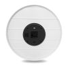 20" Analog Whitewashed Wood Plank Wall Clock