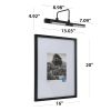 16"x20" Gallery Frame with Wall Mount Light, Matted for 8"x10" Picture