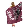 Southern Illinois OFFICIAL NCAA "Alumni" Silk Touch Throw Blanket; 50" x 60"