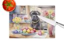 Decorating Easter Cane Corso Glass Cutting Board Decorative Tempered Glass Kitchen Cutting and Serving Board Large Size Chopping Board