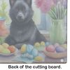 NEW Decorating Easter Schipperke Glass Cutting Board Decorative Tempered Glass Kitchen Cutting and Serving Board Large Size Chopping Board