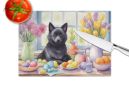 NEW Decorating Easter Schipperke Glass Cutting Board Decorative Tempered Glass Kitchen Cutting and Serving Board Large Size Chopping Board