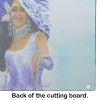NEW Easter Parade Glass Cutting Board Decorative Tempered Glass Kitchen Cutting and Serving Board Large Size Chopping Board