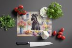 Decorating Easter Giant Schnauzer Glass Cutting Board Decorative Tempered Glass Kitchen Cutting and Serving Board Large Size Chopping Board
