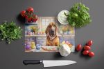 NEW Decorating Easter Bloodhound Glass Cutting Board Decorative Tempered Glass Kitchen Cutting and Serving Board Large Size Chopping Board