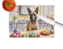 NEW Decorating Easter Belgian Malinois Glass Cutting Board Decorative Tempered Glass Kitchen Cutting and Serving Board Large Size Chopping Board