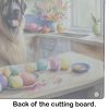 NEW Decorating Easter Leonberger Glass Cutting Board Decorative Tempered Glass Kitchen Cutting and Serving Board Large Size Chopping Board