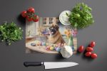 NEW Decorating Easter Leonberger Glass Cutting Board Decorative Tempered Glass Kitchen Cutting and Serving Board Large Size Chopping Board