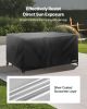 Patio Outdoor Furniture Cover 420D Waterproof Table Chairs Sofa 126"x126"