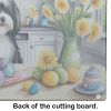 NEW Decorating Easter Havanese Glass Cutting Board Decorative Tempered Glass Kitchen Cutting and Serving Board Large Size Chopping Board