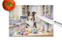 NEW Decorating Easter Collie Glass Cutting Board Decorative Tempered Glass Kitchen Cutting and Serving Board Large Size Chopping Board