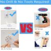 Drill Anti tip Furniture Adjustable Straps Wall Anchors for Baby proofing with Strong 3M Adhesive Backing