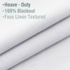 Blackout White Curtains for Bedroom Energy Efficiency Window Curtains for Nursery