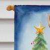Pointer Christmas Reindeer House Flag Large Porch Sleeve Pole Decorative Outside Yard Banner Artwork Wall Hanging, Polyester, House Size, Multicolor