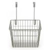(4 pack)Metal Wire Over-Cabinet Door Basket Organizer, Kitchen Cabinet Storage Basket for Pantry, Kitchen and Cabinet Organization, Medium