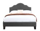 Gray Queen Upholstered Bed