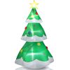 6.9 FT Lighted Christmas Inflatable Decoration, Inflatable Christmas Tree