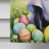 Schipperke Easter Egg Hunt House Flag Large Porch Sleeve Pole Decorative Outside Yard Banner Artwork Wall Hanging, Polyester, House Size, Multicolor