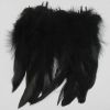 250 Pcs Black Artificial Feathers for DIY Jewelry Headdress Hat Brooch, 4-6 inch
