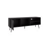 Long Beach Tv Stand , Living Room, Black