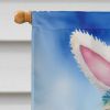 Puli Easter Egg Hunt House Flag Large Porch Sleeve Pole Decorative Outside Yard Banner Artwork Wall Hanging, Polyester, House Size, Multicolor