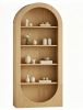 5-Tier Arched Open Shoe Cabinet Storage Organizer 70.9 Inch High Shoe Rack for Home Organization