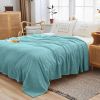 SOGA 2X Sky Blue Throw Blanket & Bed Sofa Comforter