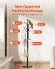 VEVOR Freestanding Coat Rack Coats Tree Stand with Stable Marble Base & 6 Hooks