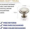 30 Pack Brushed Nickel Cabinet Pulls 1-1/4 inch Kitchen Drawer Pulls Cabinet Door Handles Knobs for Dresser
