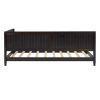 Twin Size Wood Daybed/Sofa Bed, Espresso