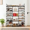 9 Tiers Shoe Rack Storage Organizer Shoe Shelf Organizer for Entryway Holds 50-55 Pairs Shoe, Stackable Shoe Cabinet Shoe Rack