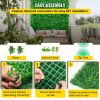 Artificial Boxwood Panels, 20 PCS 20"x20" Boxwood Hedge Wall Panels, PE Artificial Grass Backdrop Wall 1.6"