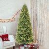 7ft PE/PVC Mixed Automatic Christmas Tree With Lights Xmas Decoration luxury Artificial Christmas Tree