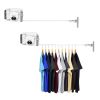 SOGA 2X 160mm Wall-Mounted Clothes Line Dry Rack Hanger White