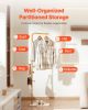 VEVOR Coat Rack Freestanding Coats Rack with Quartz Stone Base & 3 Round Hooks