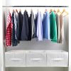 Extra Large Clothes Closet Organizer 6 Compartments for Jean Sweater Sheets to Shirt - Divided Clothing Storage Boxes for Closet, Wordrobe, Bedroom