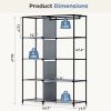 40 Inch Hanging Clothes Rack With Fabric Cover, Portable Freestanding Multi-purpose Wardrobe, Gray