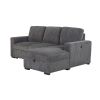 Melody Grey Sectional Without Pullout