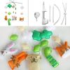 Baby Crib Mobile Animal Musical Crib Mobile Nursery Room Hanging Decor Toy Snake Rabbit Dog Cat