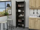 Rectangle Pantry Cabinet Wenge
