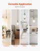 VEVOR Pendant Light 1-Light Pendant Lighting with Glass Shade Adjustable Height