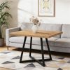 Square dining table, wooden dining table, kitchen dining table, living room dining table, coffee table