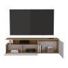 Summerfield Tv Stand, Living Room, White/Ligth Pine