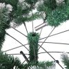 7FT Spray White PVC Christmas Tree 870 Branches YJ
