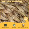 PawHut 20" Natural Braided Elevated Cat Bed, Cat Basket Kitten House Chair Sofa With Cushion, Dark Brown
