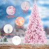 7.5 Feet Flocked Christmas Tree